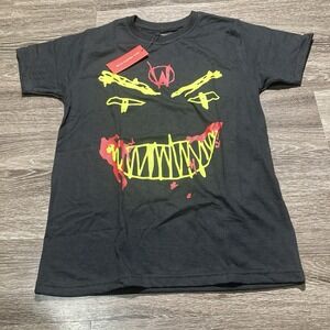 Evil Hearts Club Shirt Size XS Men Black Red Yellow Brand New